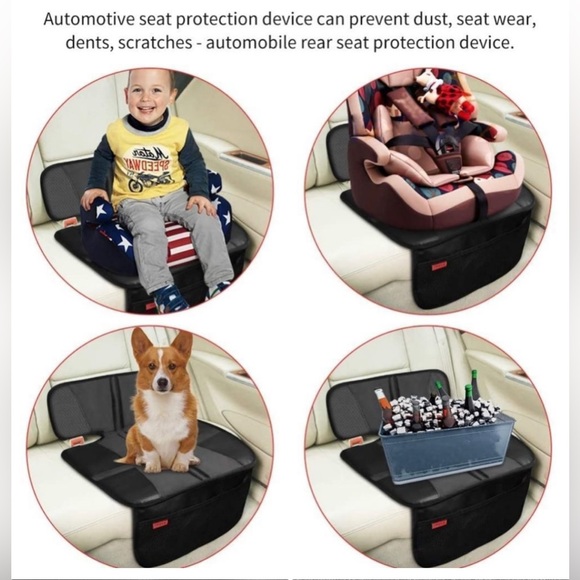 Car Seat Protector -"2 Pack" Anti-Slip Mat Cover Protector - Picture 2 of 9